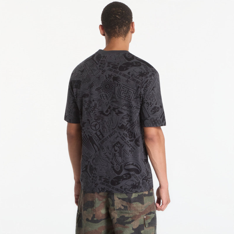 Jordan Brooklyn Men's T-Shirt Black/ University Red