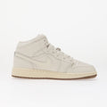 Air Jordan 1 Mid SE Kids Phantom/ Sail-Gum Dark Brown-Infrared 23