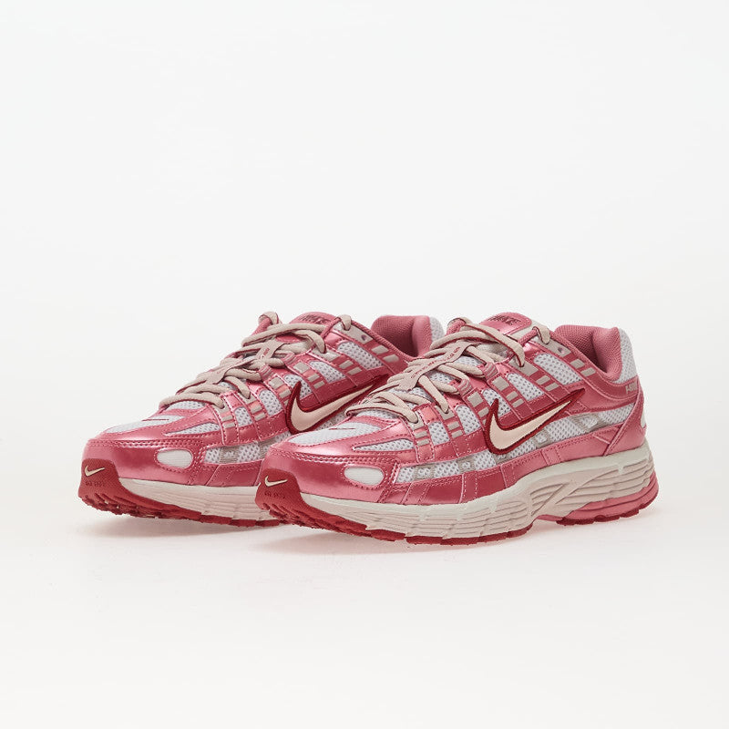 Nike Wmns P-6000 Summit White/ Silt Red-Peony-Team Crimson