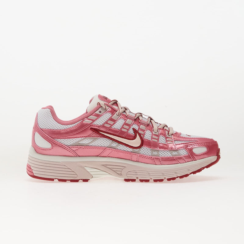 Nike Wmns P-6000 Summit White/ Silt Red-Peony-Team Crimson