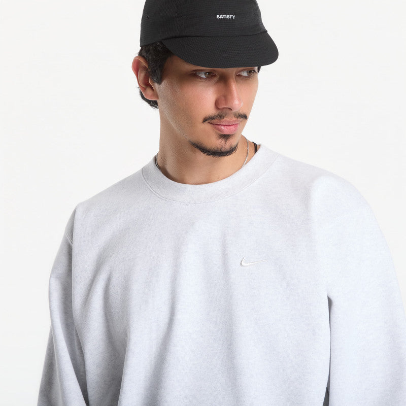 Nike Men's Fleece Crew-Neck Sweatshirt Birch Heather
