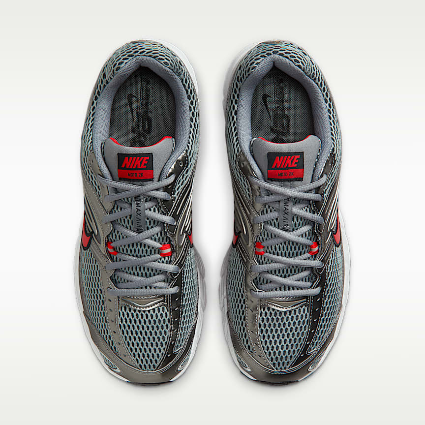 Nike Air Max Moto 2K Smoke Grey/ University Red-Black
