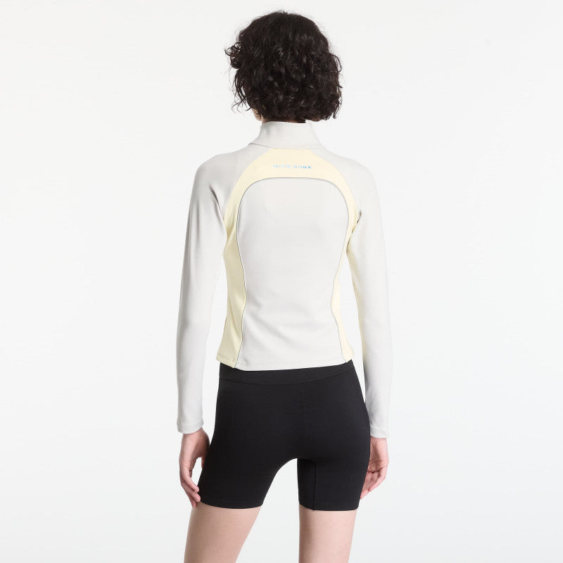 Nike Sportswear Women's Full-Zip Long-Sleeve Top Light Bone/ Alabaster