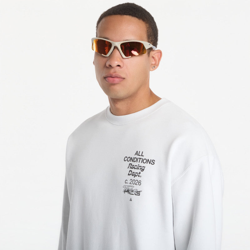 Nike ACG Tuff Fleece Dri-FIT Crew-Neck Sweatshirt Summit White/ Black