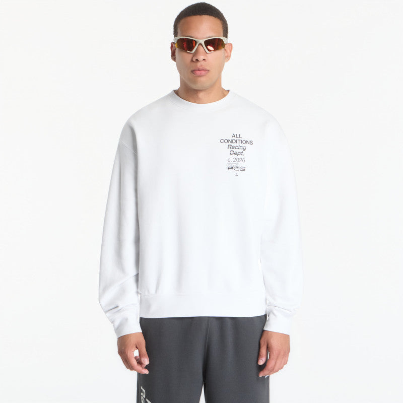 Nike ACG Tuff Fleece Dri-FIT Crew-Neck Sweatshirt Summit White/ Black