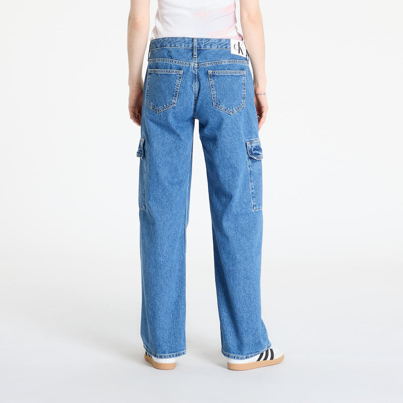 Jeansy Calvin Klein Jeans Extreme Low Rise Baggy Jeans Denim Medium