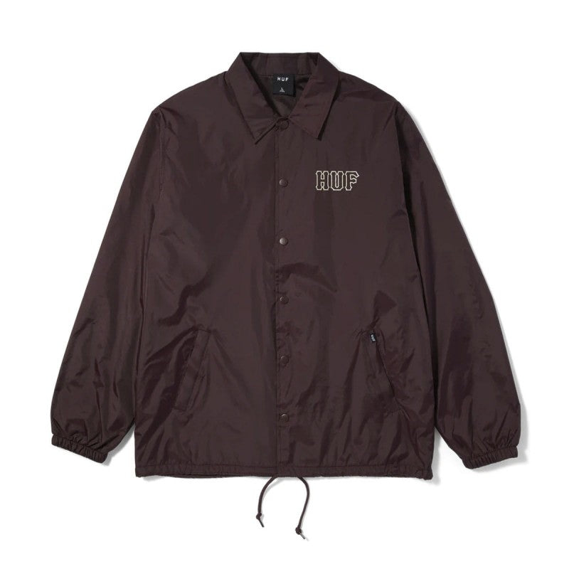HUF Set H Coaches Jacket Eggplant