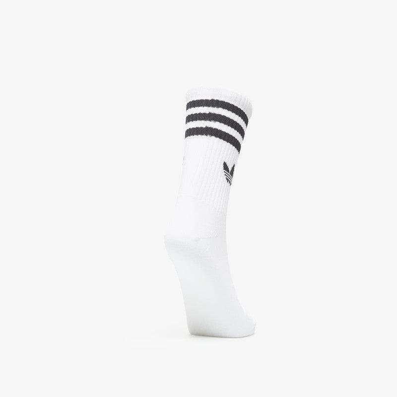 adidas 3-Stripes Crew Socks 6 Pairs White