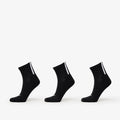 adidas Quarter 3 Back Stripes Socks 3-Pack Black/ White