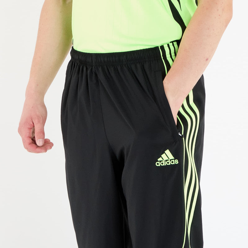 adidas Teamgeist Adicolor Track Tracksuit Bottoms Black/ Signal Green
