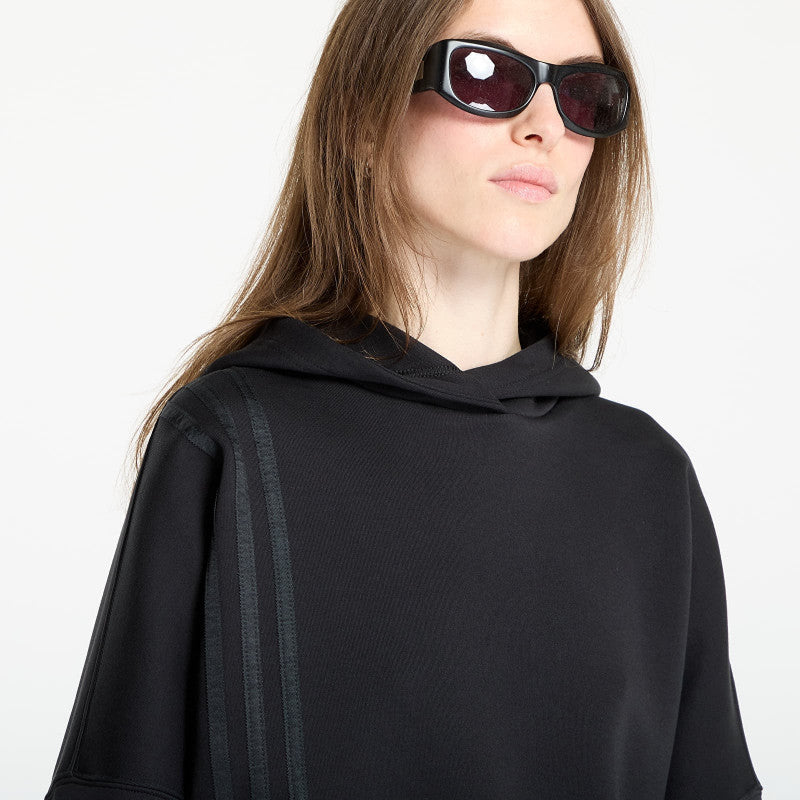 adidas Off Placed 3-Stripes Hoodie Black