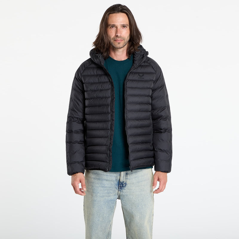 adidas Synthetic Hooded Jacket Black