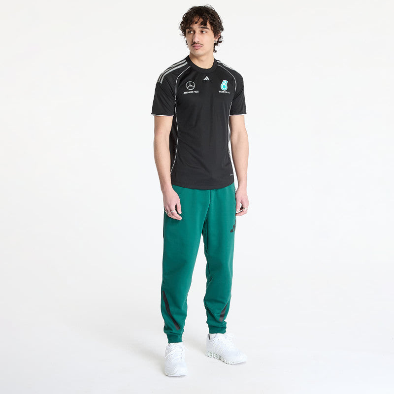 adidas x Mercedes AMG Petronas F1 Team Mechanics Jersey Black/ Black/ Reflective Silver