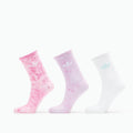adidas Tie Dye Crew Socks 3-Pack Bliss Pink