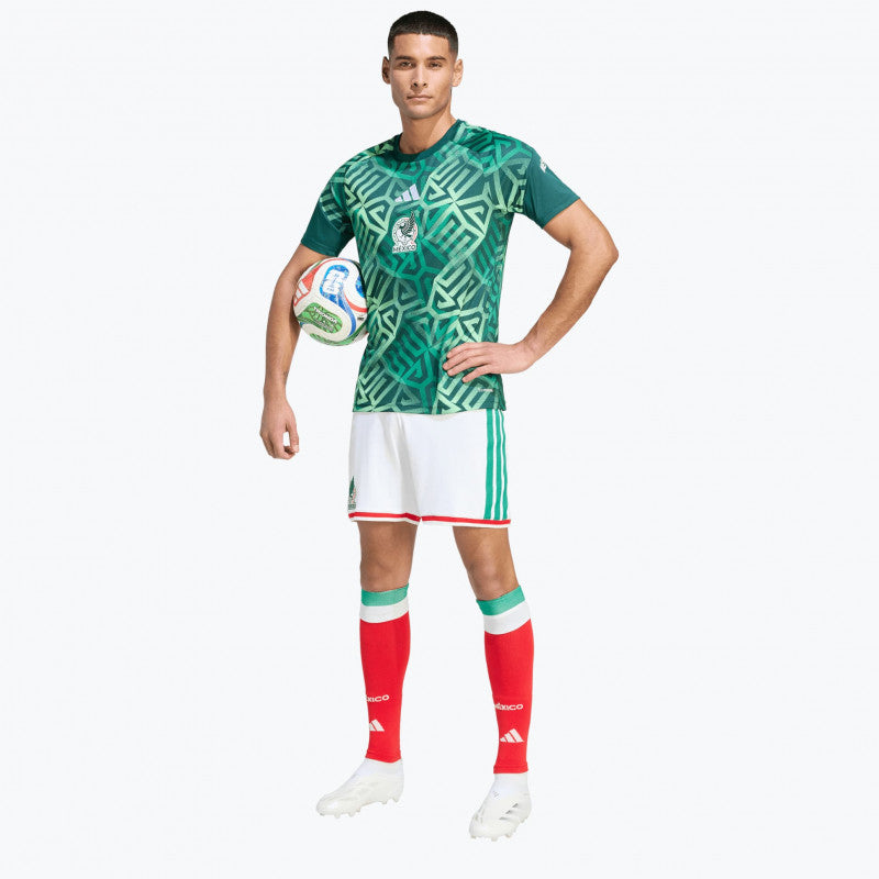 adidas Mexico 26 Home Pre Match Jersey Aurora Ivy
