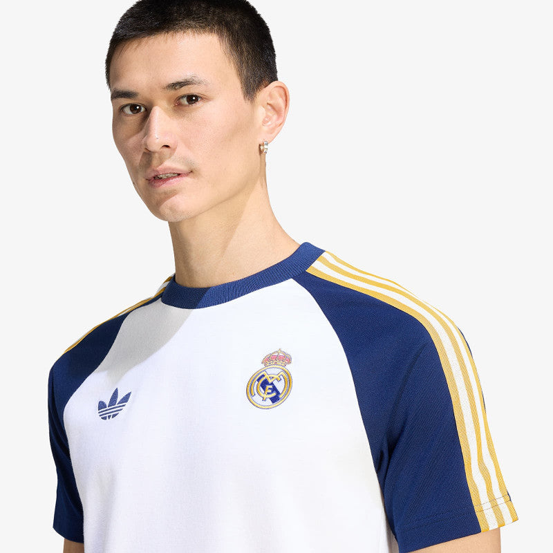 adidas Real Madrid Originals T-Shirt White/ Dark Blue