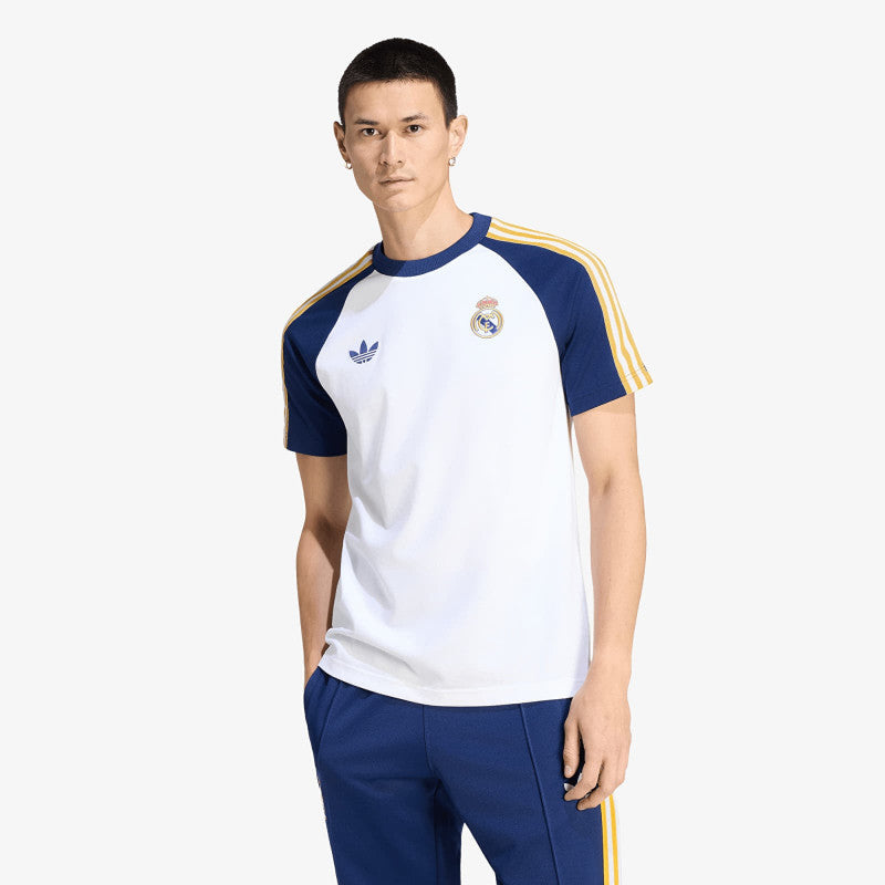 adidas Real Madrid Originals T-Shirt White/ Dark Blue
