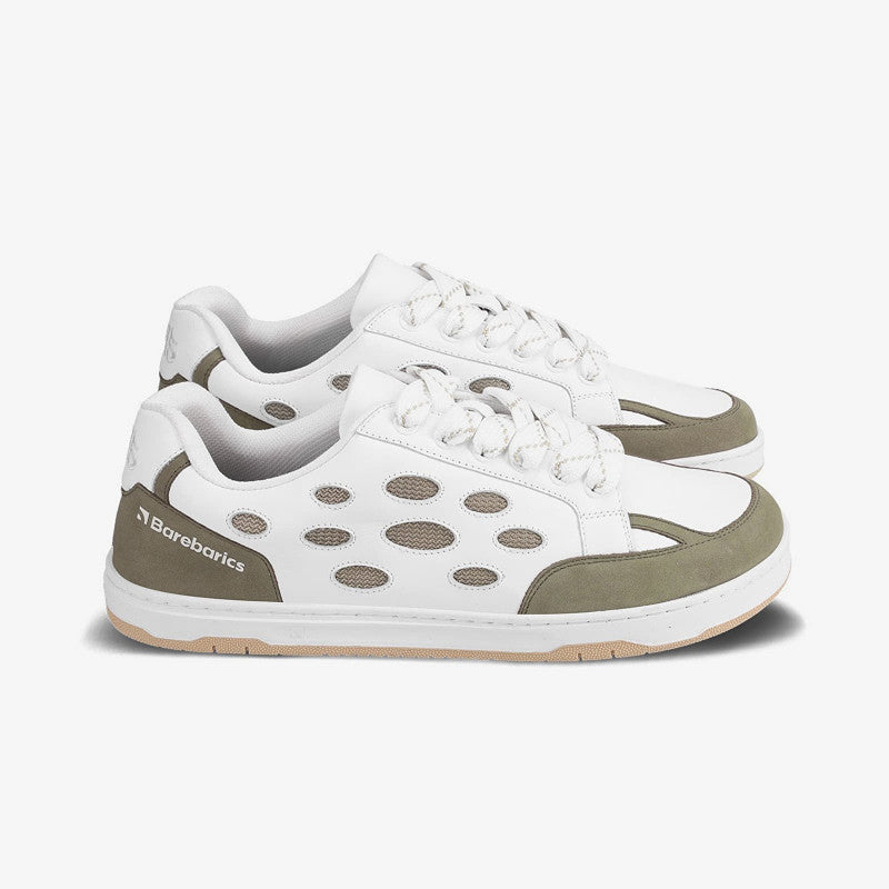Barebarics Fusion White & Army Brown