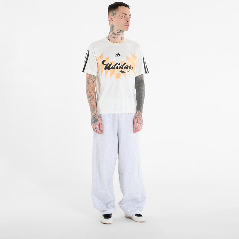 adidas House Of Tiro X Common Goal Jersey T-Shirt Off White/ Black/ Semi Ice Tangerine