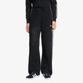 adidas Knitted Crochet Firebird Track Pants Black
