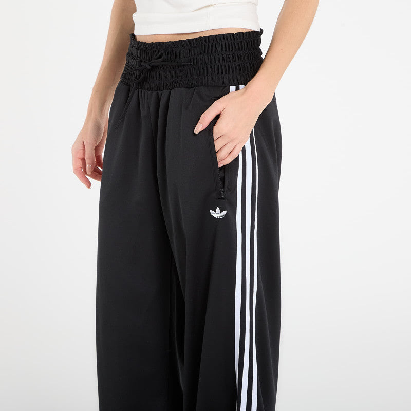 adidas Smocked Firebird Tracksuit Bottoms Black