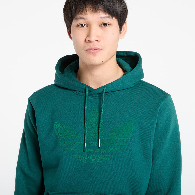 adidas Monogram Infill Hoodie Collegiate Green