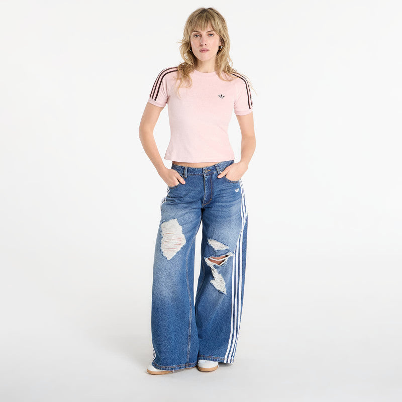 adidas Terry Towel Cali T-Shirt Sandy Pink