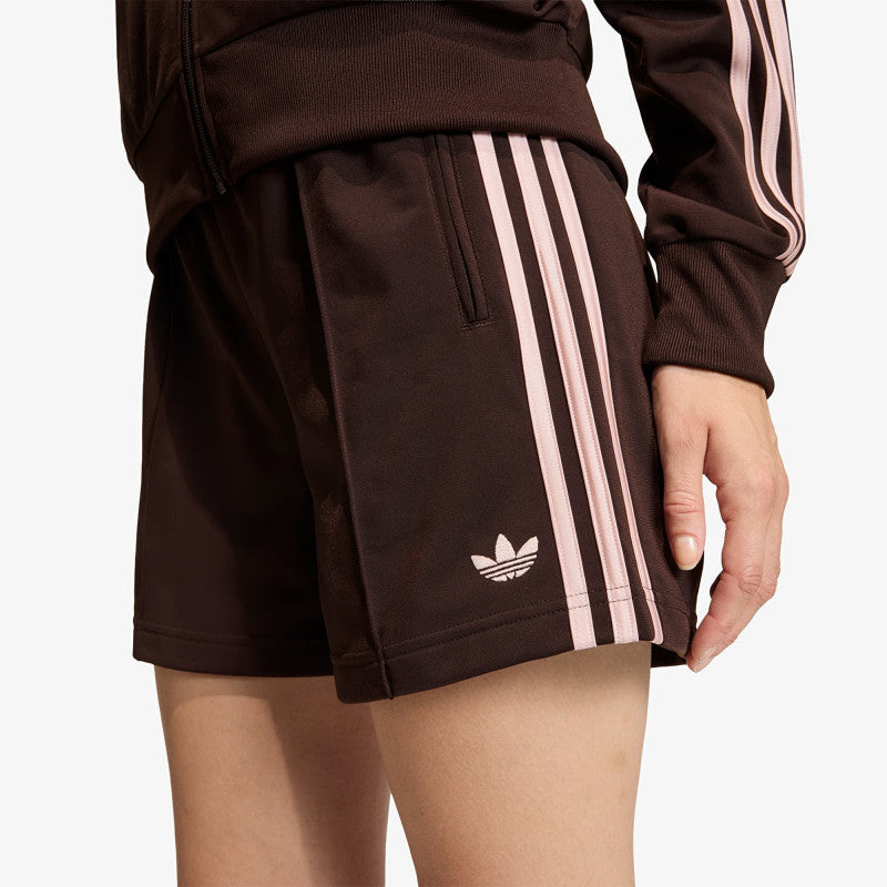 adidas Firebird Classic Shorts Aurora Coffee/ Sandy Pink