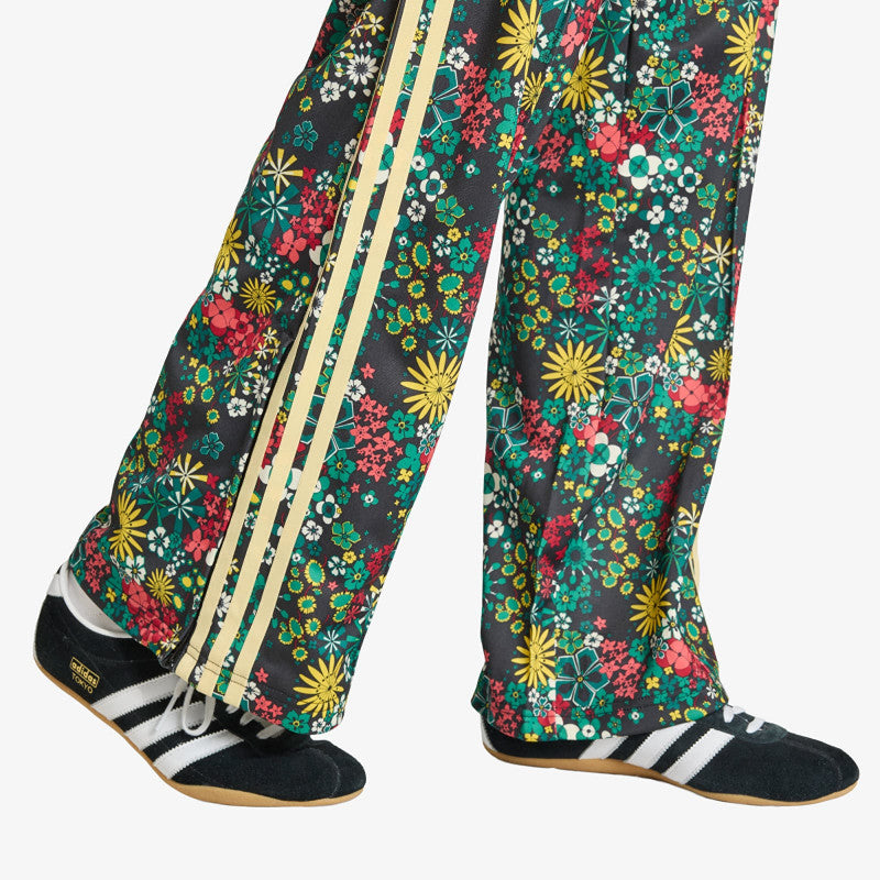 adidas X Liberty London Firebird Tracksuit Bottoms Black/ Bold Green/ Collegiate Green- Eqt Yellow
