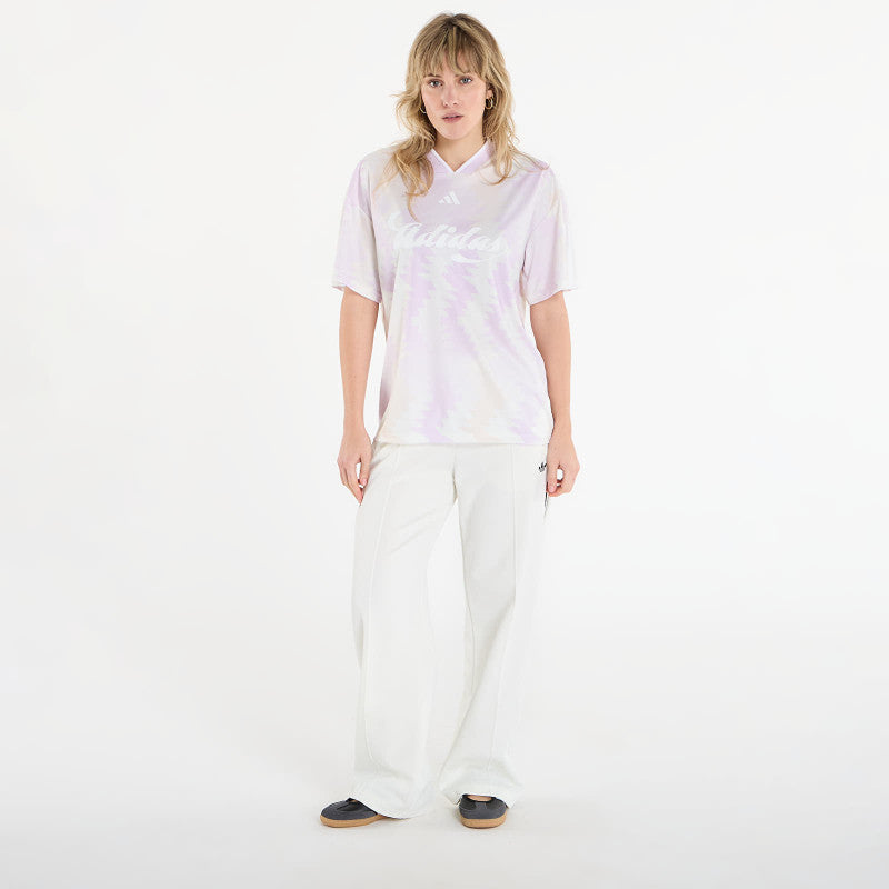 adidas House Of Tiro X Common Goal Jersey T-Shirt Wonder White/ Off White/ Ice Lavender- Multicolor