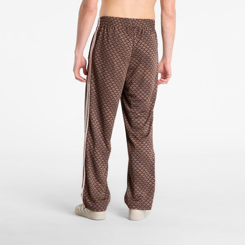 adidas Firebird Loose Monogram Track Tracksuit Bottoms Aurora Coffee/ Earth Strata/ Sandy Pink
