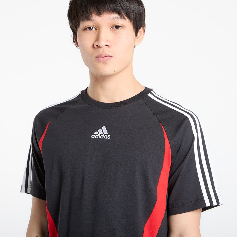 adidas Adicolor Teamgeist Cotton T-Shirt Black/ Better Scarlet