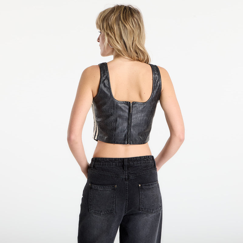 adidas Pleather Corset Black