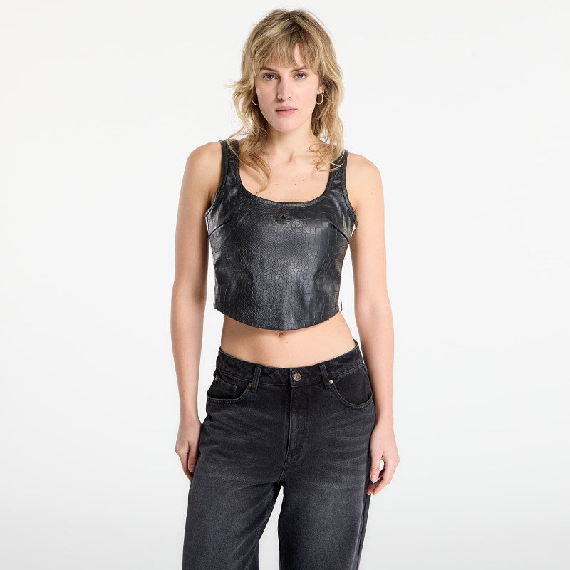 adidas Pleather Corset Black