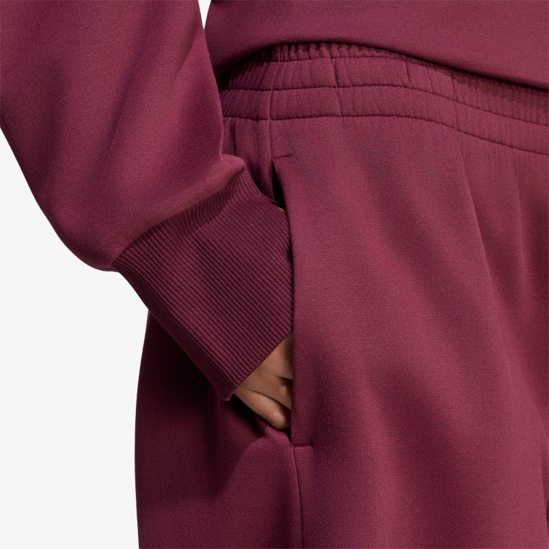 adidas Soft Lux Winter Knit Barrel Pants Maroon