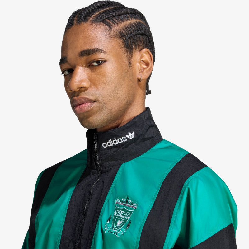 adidas Liverpool FC EQT Track Top Black/ Equipment Green
