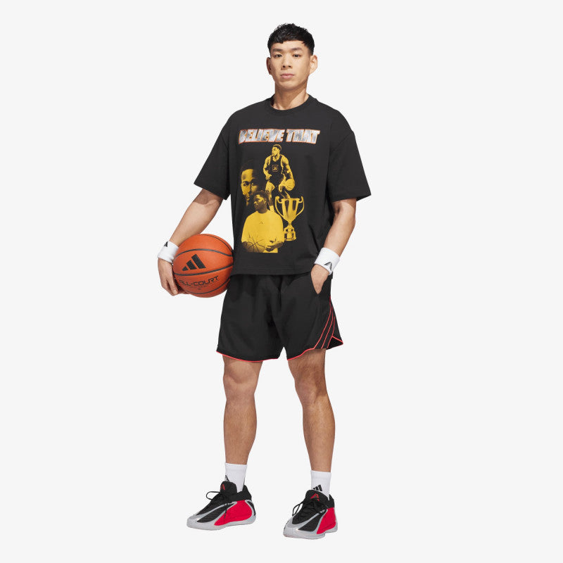 adidas Anthony Edwards Crazy Lite Short Black/ Solar Turbo