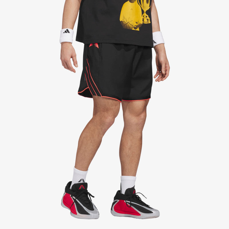 adidas Anthony Edwards Crazy Lite Short Black/ Solar Turbo