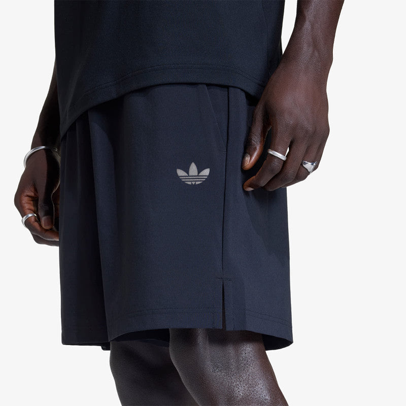 adidas Tech Trefoil Essentials Polyester Shorts Black