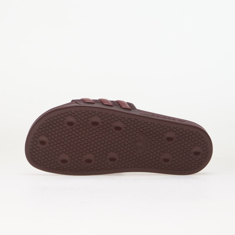 adidas Adilette OG Comfort Slides Maroon/ Shadow Red/ Maroon