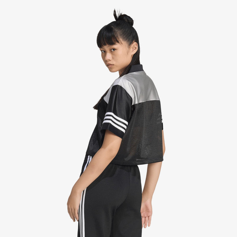 adidas Crop Jersey Black/ Grey Two/ White
