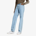adidas Firebird Mid Rise Straight Denim Pant Light Denim