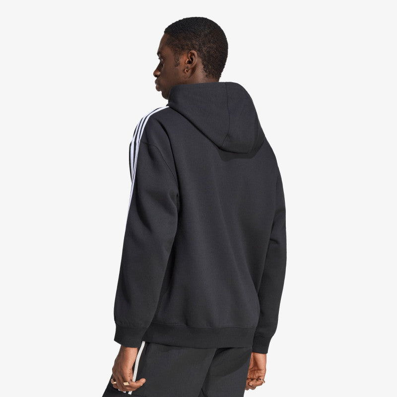 adidas Adicolor Oversize Full-Zip Hoodie Black
