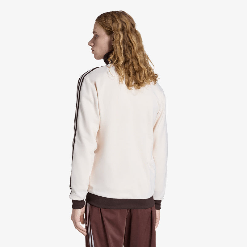 adidas Classic Track Top Wonder White/ Aurora Coffee