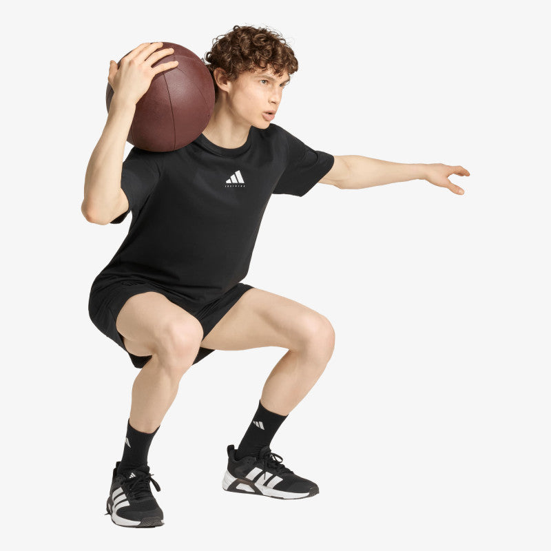 adidas Climacool Category Training Graphic T-Shirt Black/ White