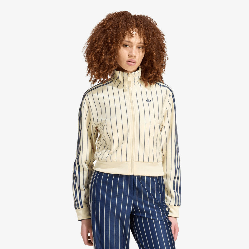 adidas Reversible Firebird Track Top Warm Vanilla/ Night Indigo