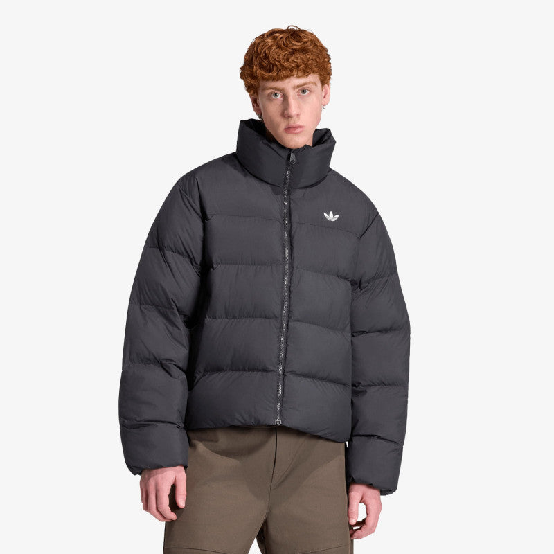 puchowa adidas Stand Collar Regen Jacket Black