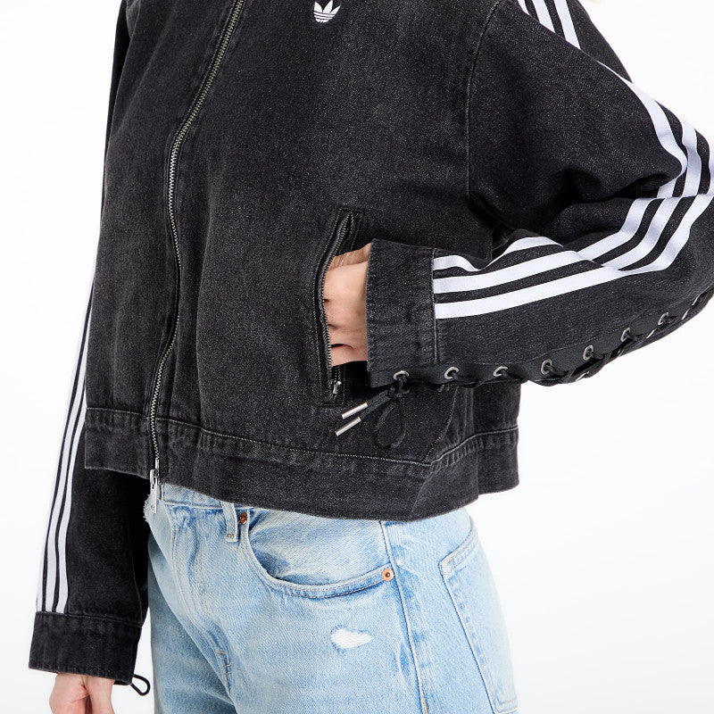 adidas Denim Lacing Fb Jacket Black
