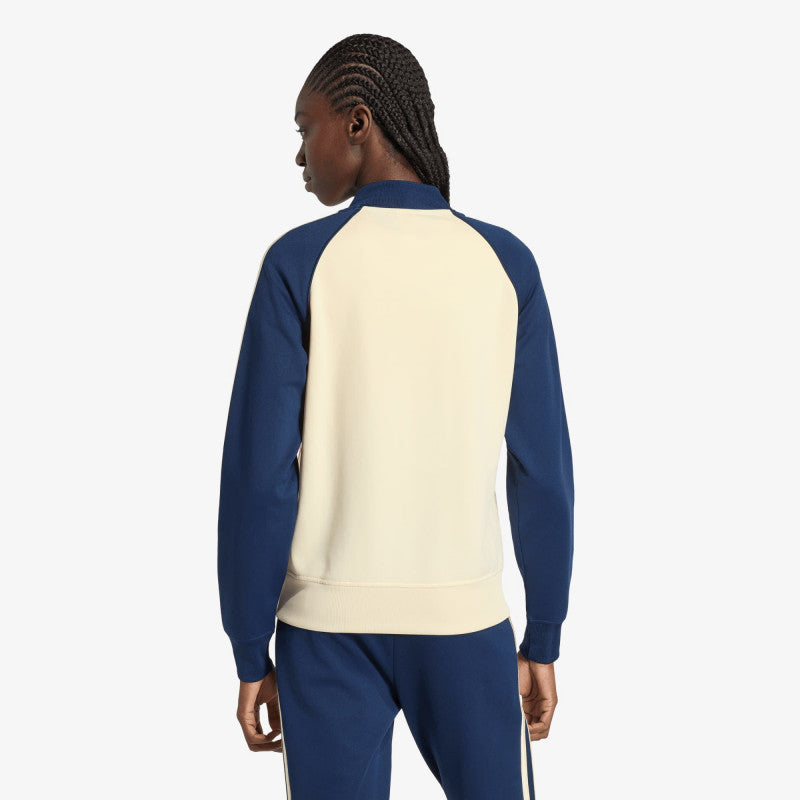 adidas Sst Classic Track Top Warm Vanilla/ Night Indigo