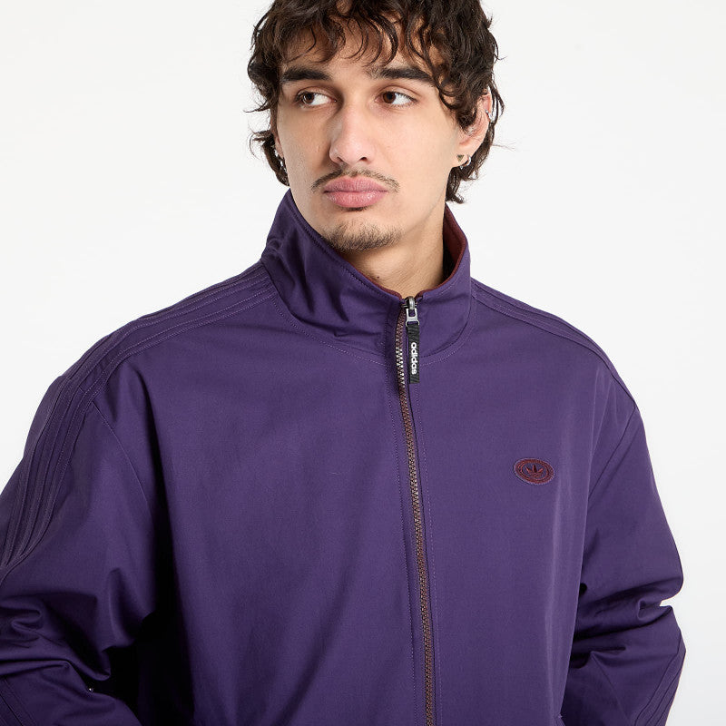 adidas 90S Alternative Sport Reversible Polar Fleece Firebird Track Top Aurora Plum/ Aurora Ruby